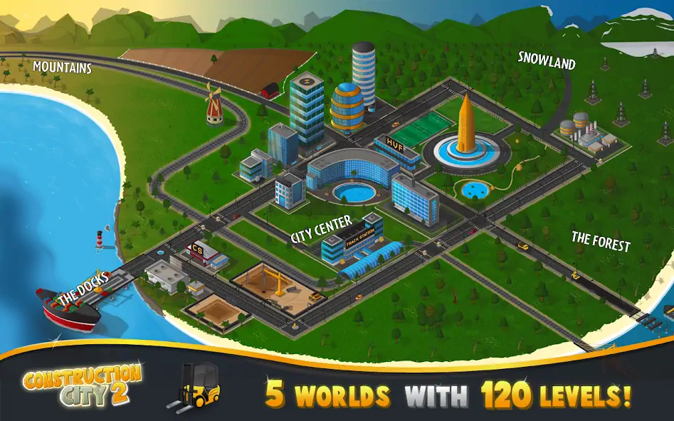 Скачать Construction City 2 [Взлом Бесконечные монеты] APK на Андроид