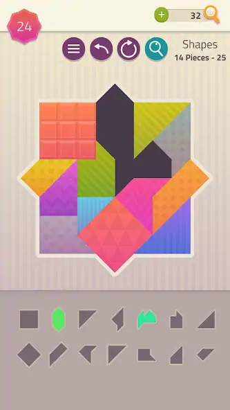 Скачать Polygrams - Tangram Puzzles [Взлом Много денег] APK на Андроид