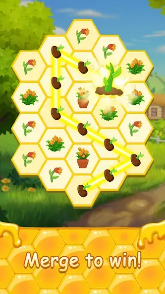 Скачать Honey Bottles - merge puzzle [Взлом Много денег] APK на Андроид