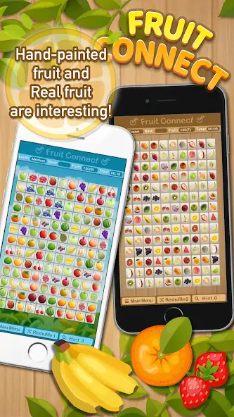 Скачать Fruit Connect [Взлом Бесконечные деньги] APK на Андроид