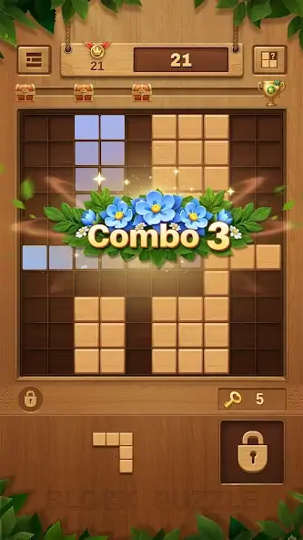 Скачать Wood Block Puzzle блочная игра [Взлом Много денег] APK на Андроид