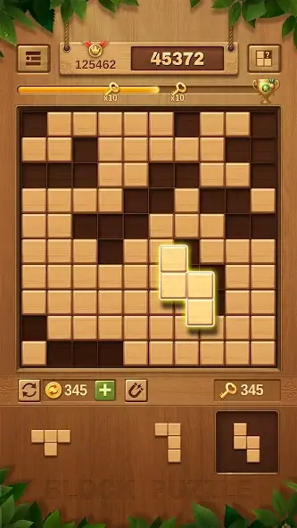 Скачать Wood Block Puzzle блочная игра [Взлом Много денег] APK на Андроид