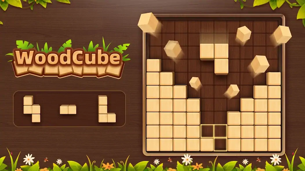 Скачать WoodCube: тетрис классический [Взлом Много монет] APK на Андроид