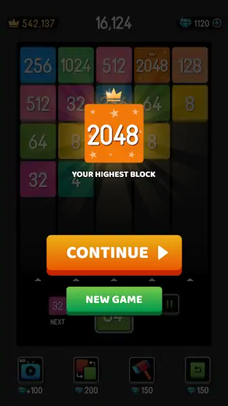 Скачать NumBlocks: 2048 Number Merge [Взлом Бесконечные монеты] APK на Андроид