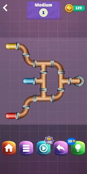 Скачать Pipe Puzzle Connect [Взлом Много монет] APK на Андроид