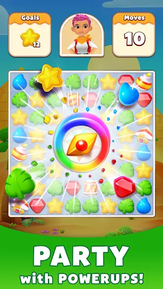 Скачать Treasure Party: Puzzle Fun! [Взлом Бесконечные деньги] APK на Андроид