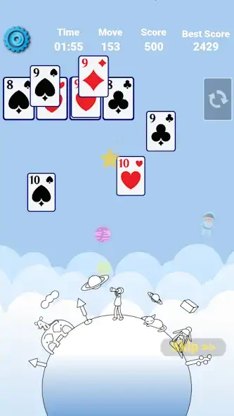 Скачать Solitaire Space™ [Взлом Бесконечные деньги] APK на Андроид