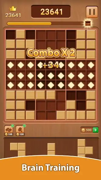 Скачать Wood Block Puzzle [Взлом Бесконечные деньги] APK на Андроид