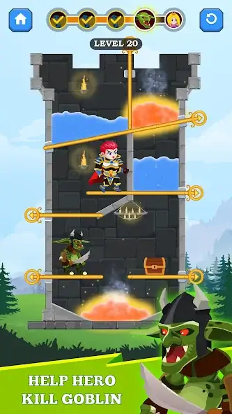 Скачать Hero Rescue [Взлом Бесконечные монеты] APK на Андроид