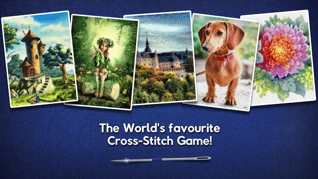 Скачать Cross-Stitch World [Взлом Много монет] APK на Андроид