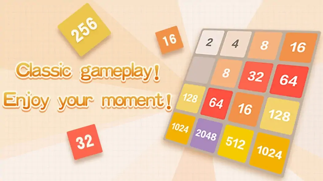 Скачать 2048 Очарование: головоломка [Взлом Много денег] APK на Андроид