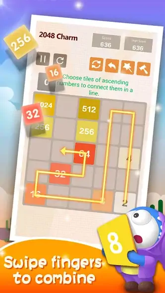 Скачать 2048 Очарование: головоломка [Взлом Много денег] APK на Андроид