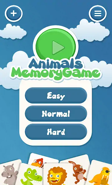 Скачать Животные память игры для детей [Взлом Бесконечные деньги] APK на Андроид