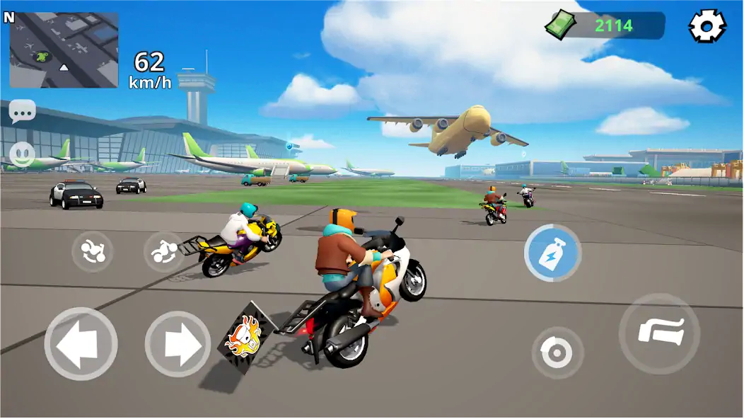 Скачать Moto City: мотогонки курьеров [Взлом Много монет] APK на Андроид