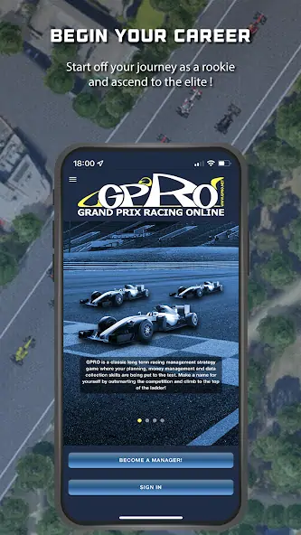 Скачать GPRO - Classic racing manager [Взлом Много монет] APK на Андроид