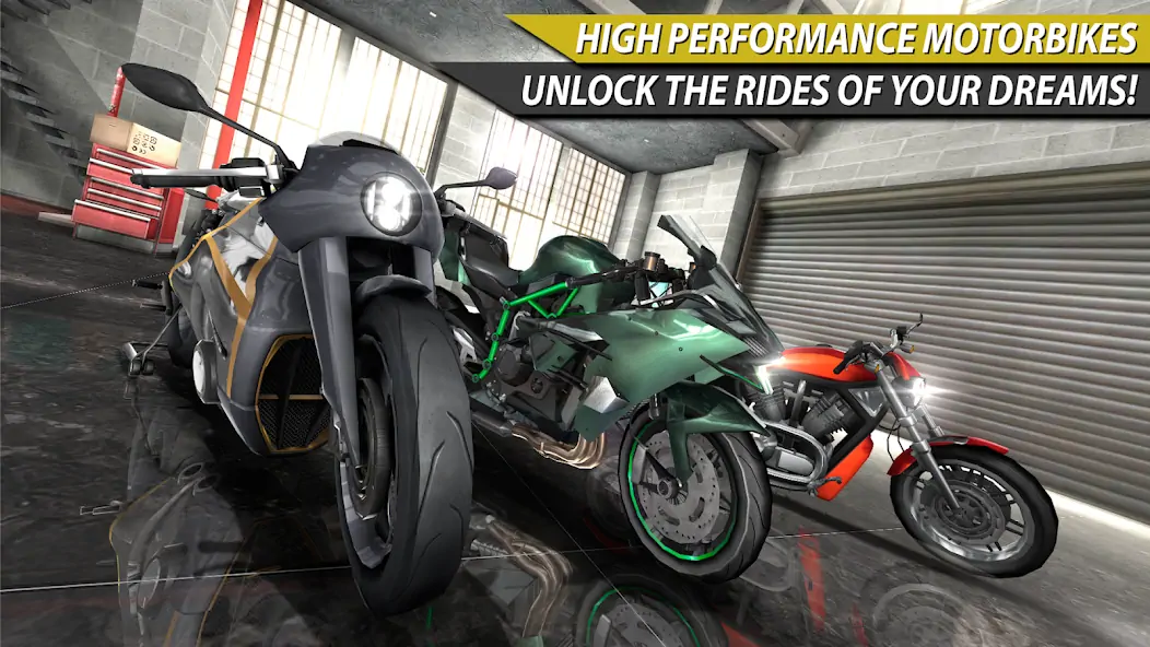 Скачать Moto Rider In Traffic [Взлом Бесконечные монеты] APK на Андроид