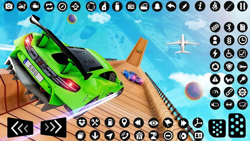 Скачать GT Car Stunt : Ramp Car Stunts [Взлом Много монет] APK на Андроид