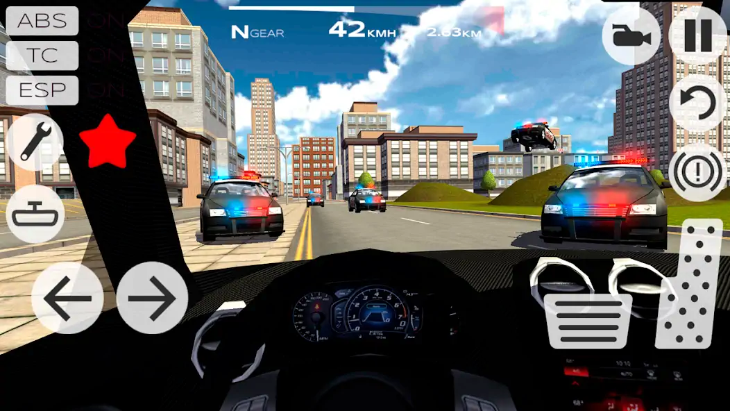 Скачать Extreme Car Driving Racing 3D [Взлом Много монет] APK на Андроид