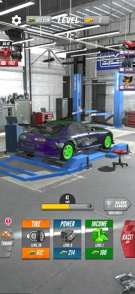 Скачать Dyno 2 Race - Car Tuning [Взлом Бесконечные монеты] APK на Андроид