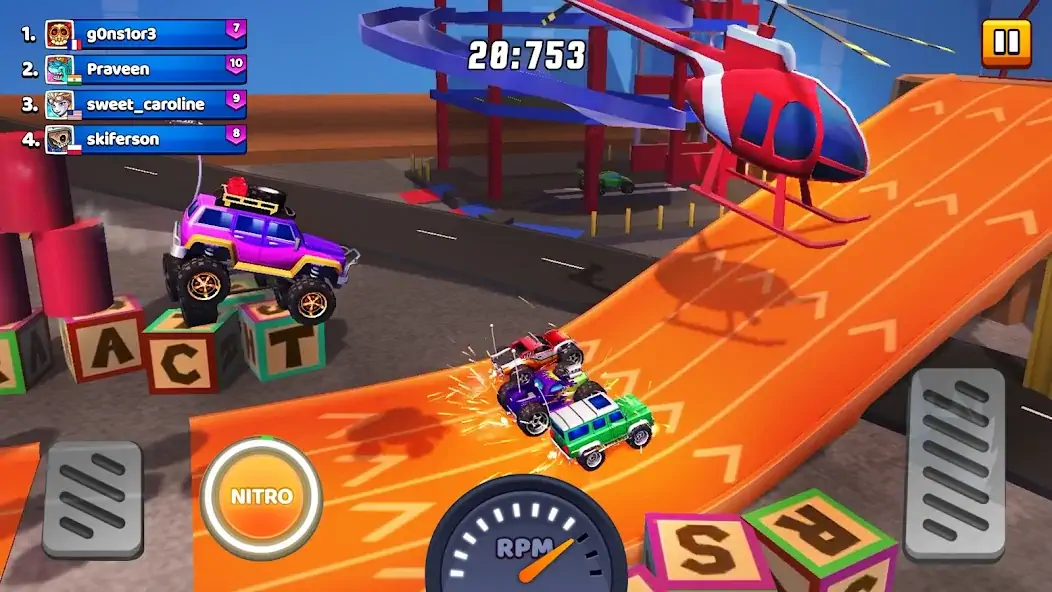 Скачать Nitro Jump Racing [Взлом Бесконечные деньги] APK на Андроид