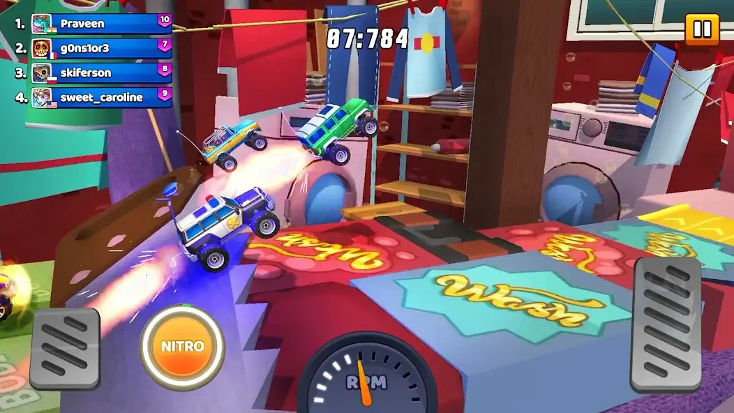 Скачать Nitro Jump Racing [Взлом Бесконечные деньги] APK на Андроид