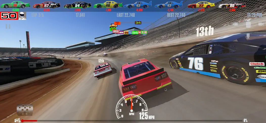 Скачать Stock Car Racing [Взлом Бесконечные деньги] APK на Андроид