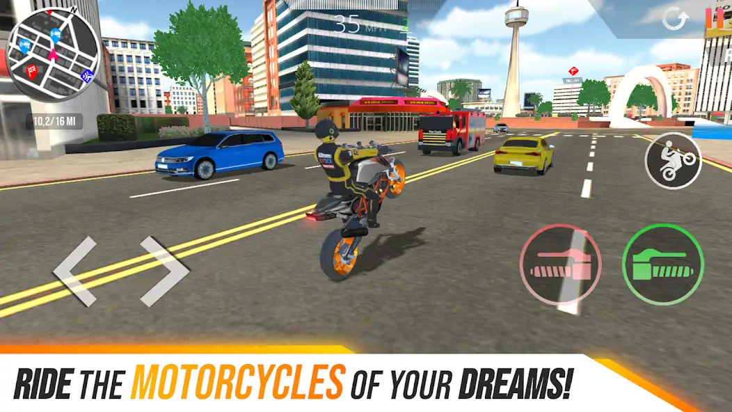 Скачать Motorcycle Real Simulator [Взлом Много монет] APK на Андроид