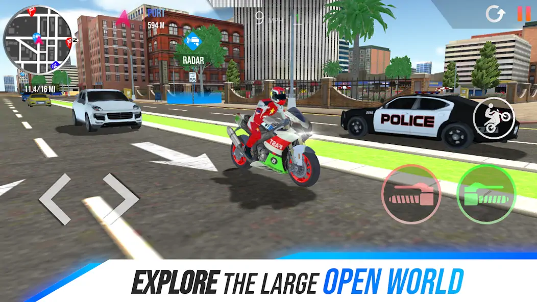 Скачать Motorcycle Real Simulator [Взлом Много монет] APK на Андроид