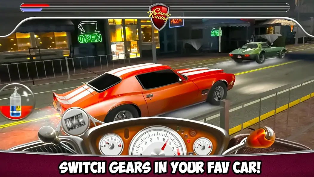 Скачать Classic Drag Racing Car Game [Взлом Бесконечные деньги] APK на Андроид
