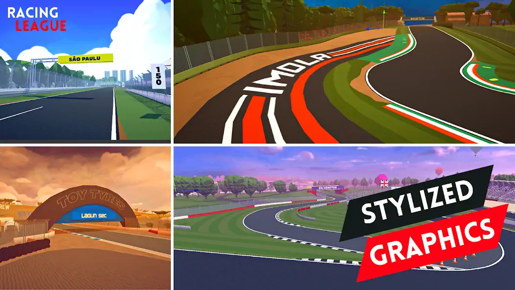 Скачать Racing League: 3D Race Offline [Взлом Бесконечные деньги] APK на Андроид