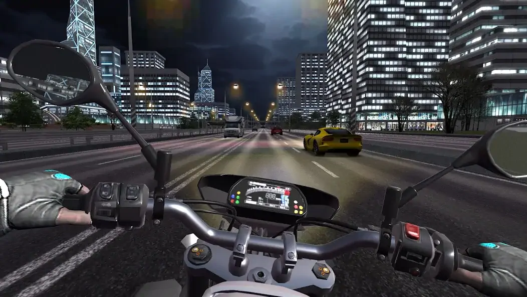 Скачать Traffic Bike Driving Simulator [Взлом Бесконечные монеты] APK на Андроид
