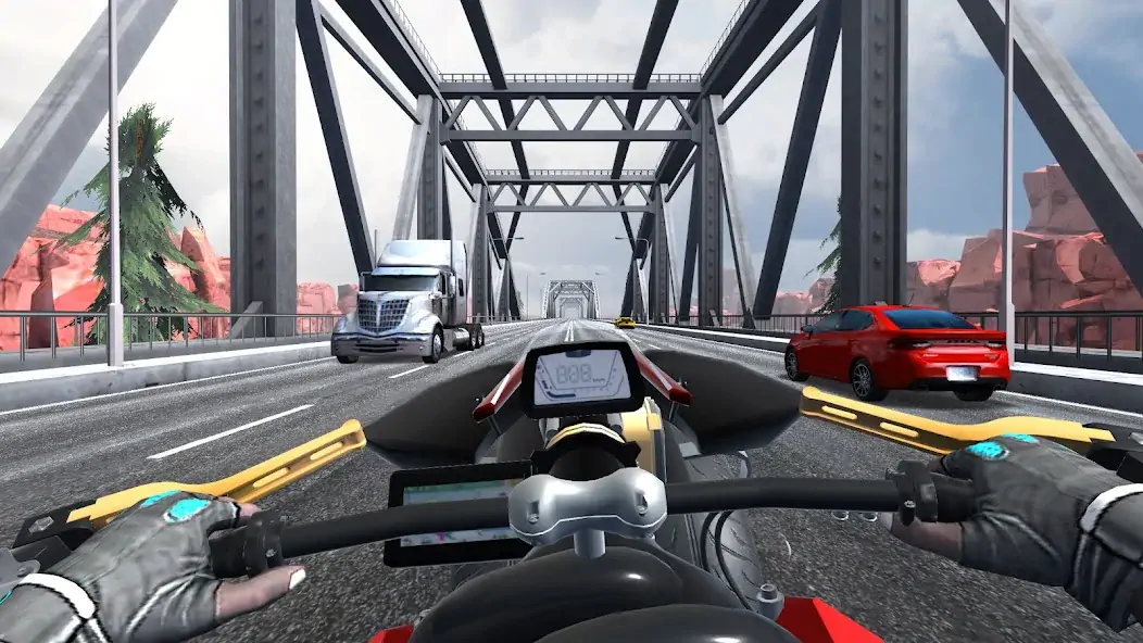 Скачать Traffic Bike Driving Simulator [Взлом Бесконечные монеты] APK на Андроид