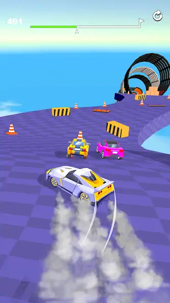 Скачать Ramp Racing 3D — Гонки и трюки [Взлом Бесконечные деньги] APK на Андроид