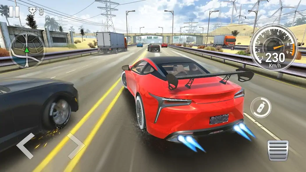 Скачать Traffic Driving Car Simulator [Взлом Бесконечные монеты] APK на Андроид