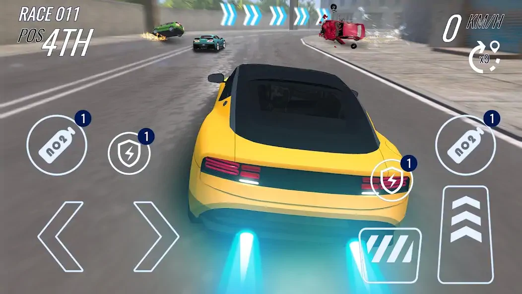 Скачать Driving Real Race City 3D [Взлом Много монет] APK на Андроид