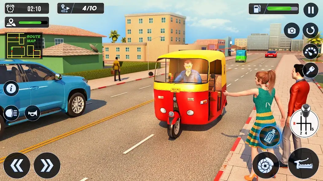 Скачать Тук Тук Авто Вождение Игры 3D [Взлом Бесконечные монеты] APK на Андроид