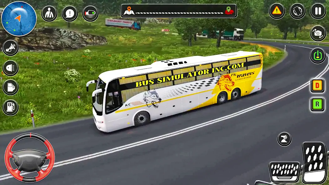 Скачать Внедорожная автобусная игра 3d [Взлом Много монет] APK на Андроид
