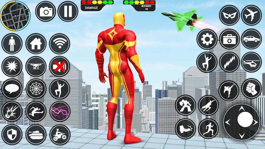 Скачать Rope Hero: Spider Hero Games [Взлом Бесконечные деньги] APK на Андроид