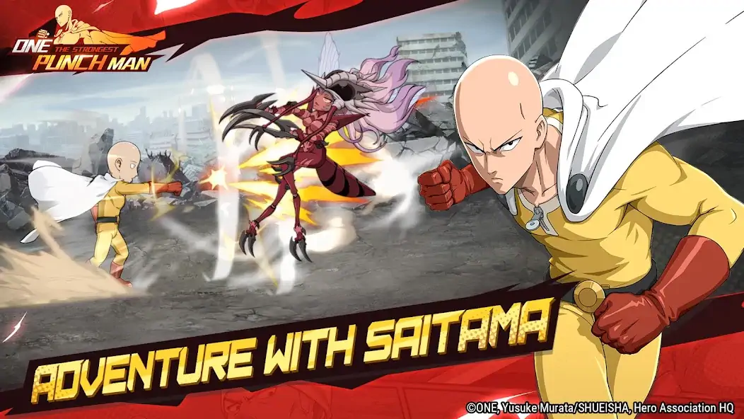 Скачать One Punch Man - The Strongest [Взлом Много монет] APK на Андроид