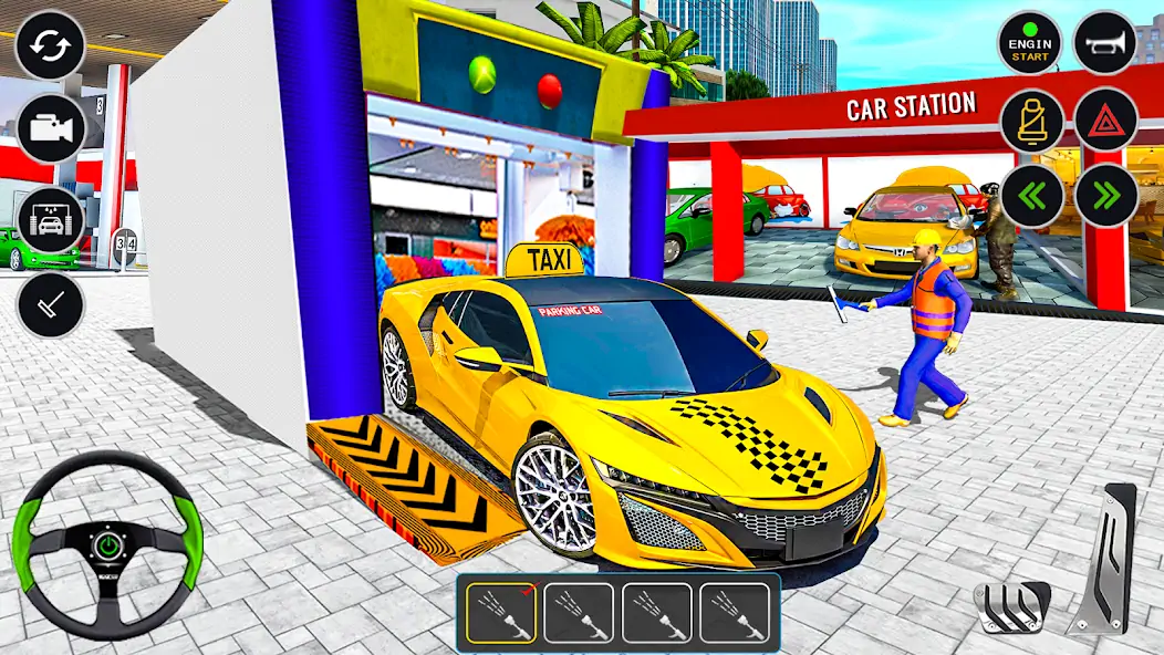 Скачать US Taxi Car Driving Simulator [Взлом Много денег] APK на Андроид