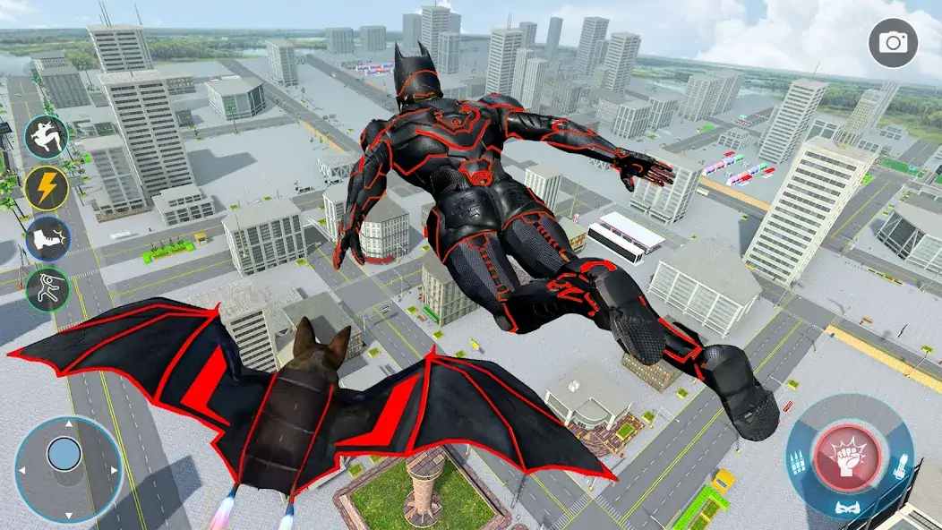 Скачать Flying Bat Robot Car Transform [Взлом Много монет] APK на Андроид