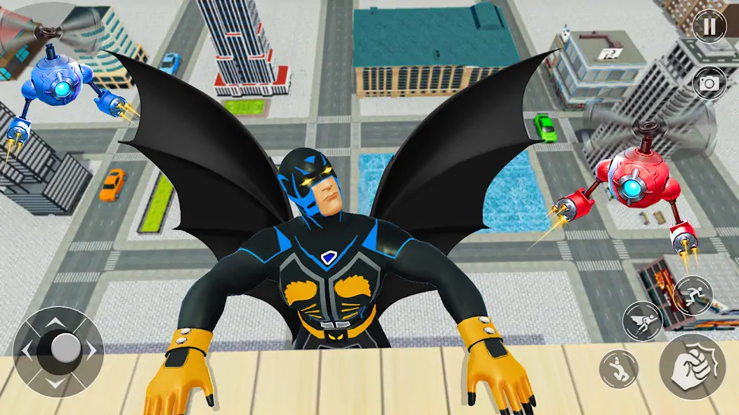 Скачать Flying Bat Robot Car Transform [Взлом Много монет] APK на Андроид