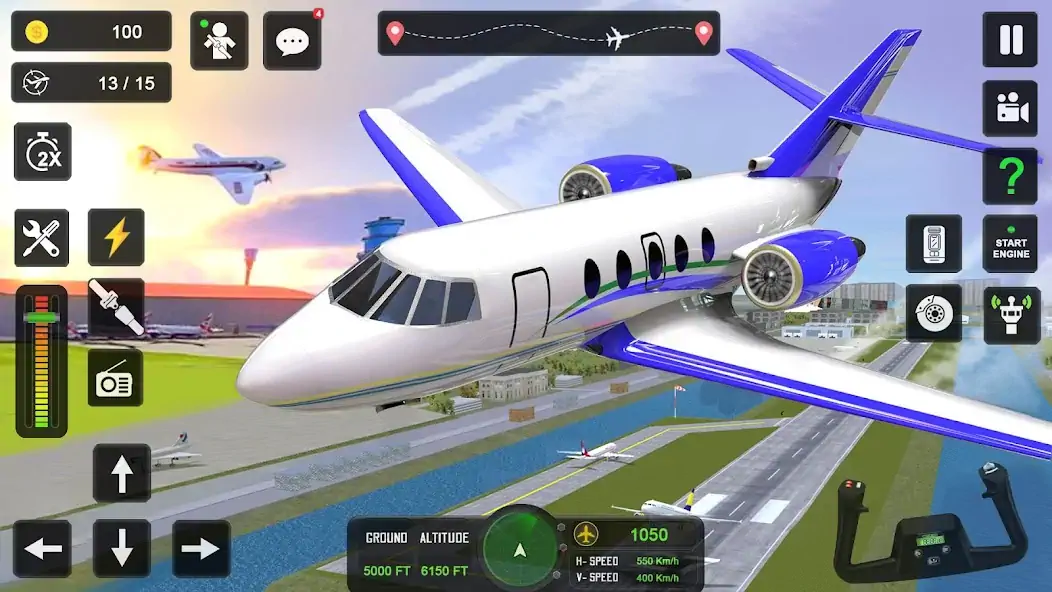 Скачать City Pilot Cargo Plane Games [Взлом Много денег] APK на Андроид