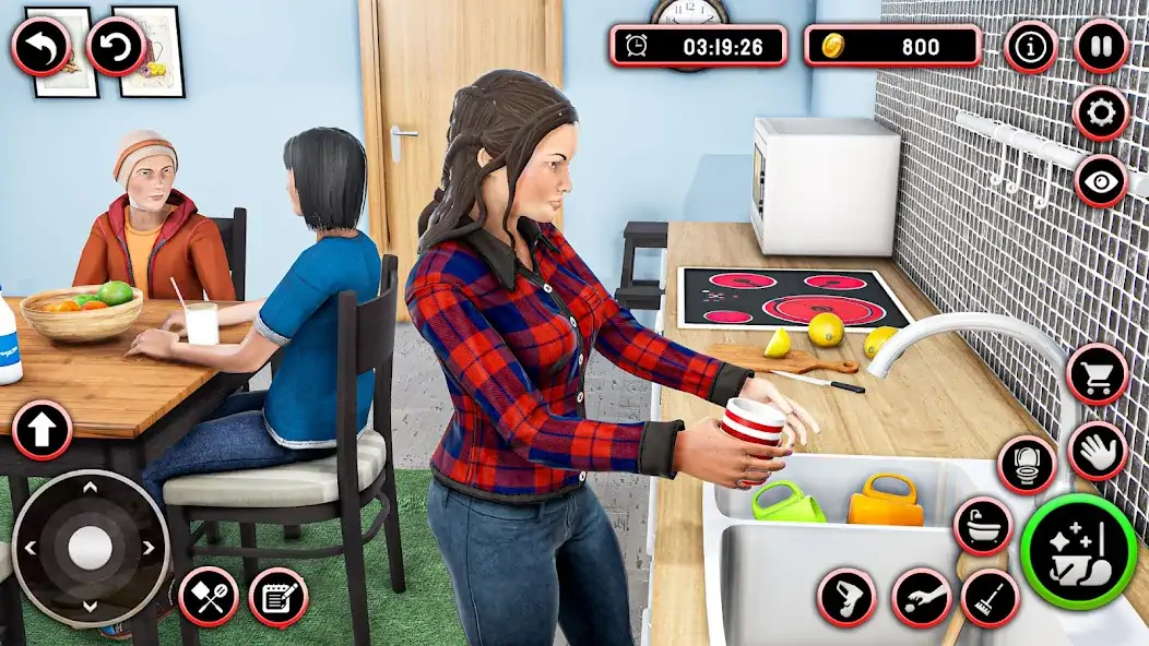 Скачать Игра Virtual Mom Simulator [Взлом Бесконечные деньги] APK на Андроид