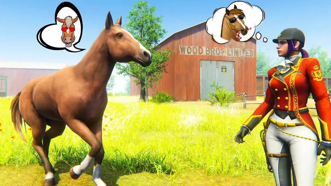 Скачать My Horse Herd Care Simulator [Взлом Много денег] APK на Андроид