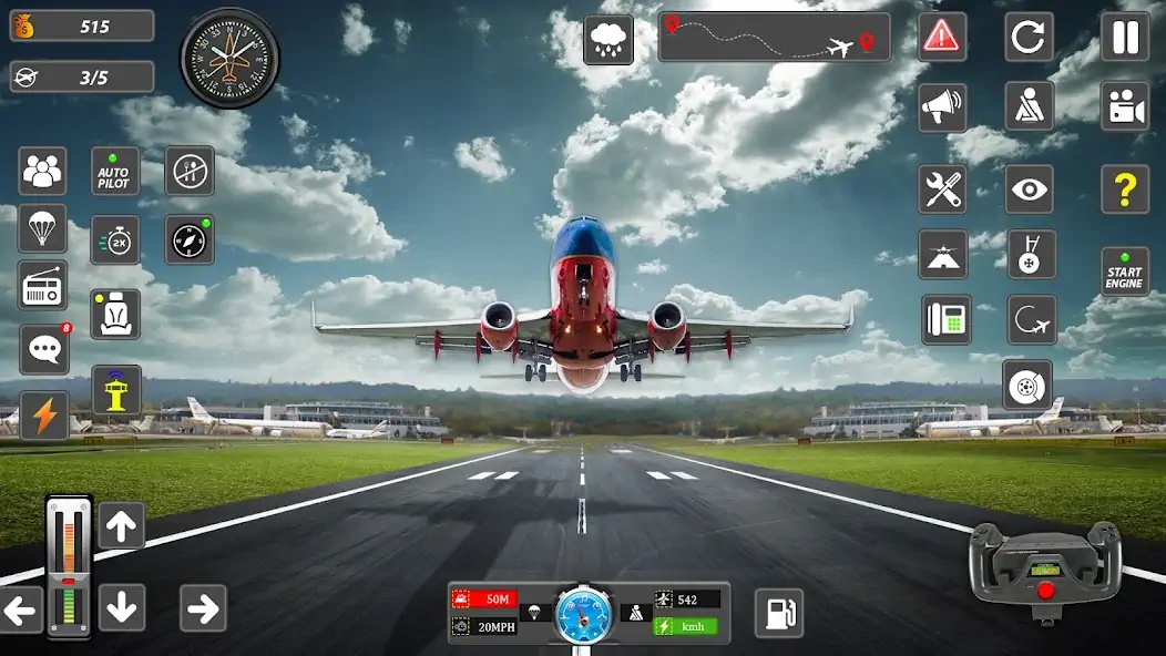 Скачать Real Flight Sim Airplane Games [Взлом Много денег] APK на Андроид