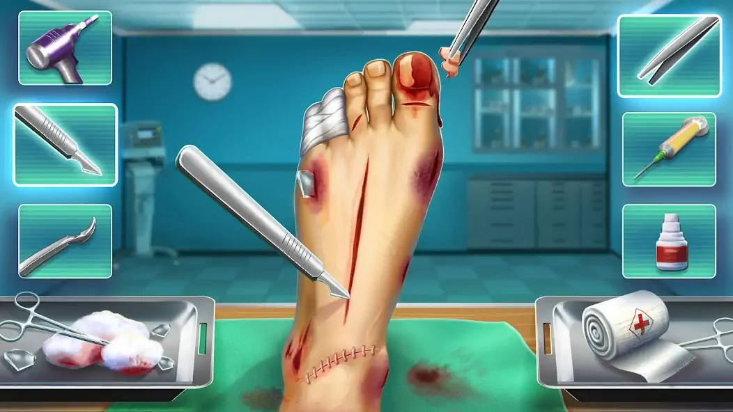 Скачать врачи симуляторы:игры хирургии [Взлом Много монет] APK на Андроид