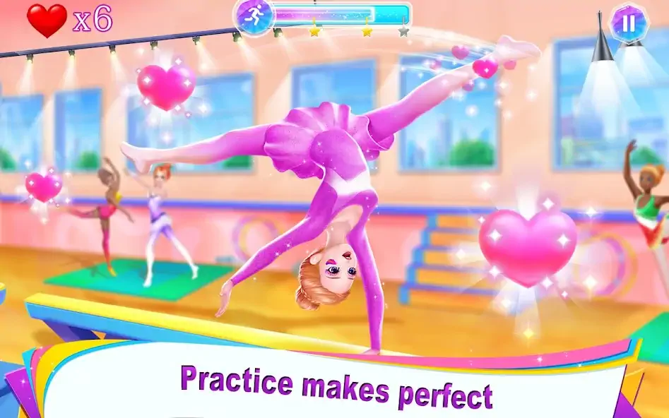 Скачать Gymnastics Queen [Взлом Много монет] APK на Андроид