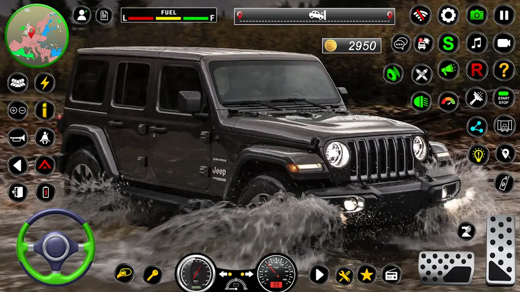 Скачать Jeep Driving Simulator offRoad [Взлом Бесконечные монеты] APK на Андроид