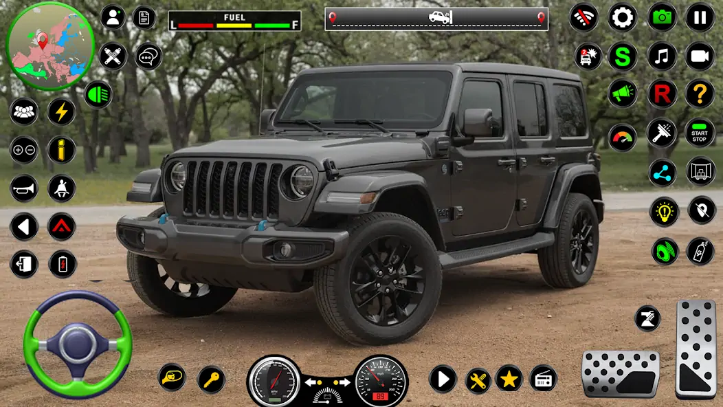 Скачать Jeep Driving Simulator offRoad [Взлом Бесконечные монеты] APK на Андроид